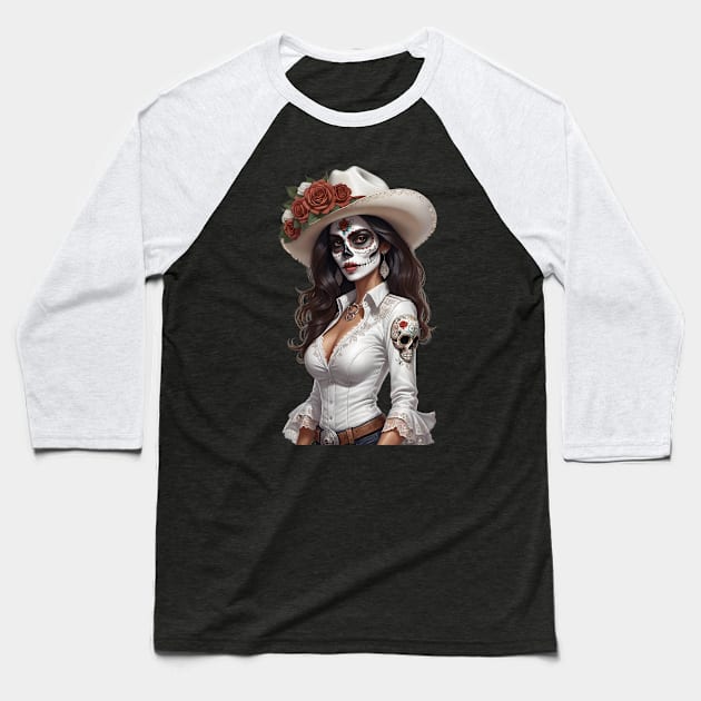 Viva Vaquera Baseball T-Shirt by Absinthe Society 